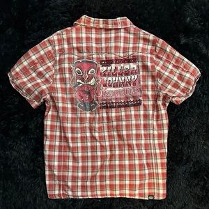 King Kerosin short sleeve flannel "Killer Johnny Casino and Tiki Lounge"